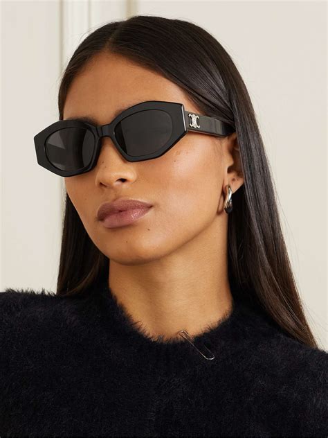 celine triomphe cateye sunglasses|TRIOMPHE METAL 04 SUNGLASSES IN METAL.